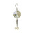 6.75" Gold Vintage Crystal and Pearl Dangling Tassel Christmas Ornament - IMAGE 1