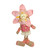 13.5" Pink, Cream and Tan Spring Floral Standing Sunflower Girl Decorative Figure - IMAGE 1