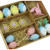 Club Pack of 14 Blue and Yellow Easter Egg Decor 6.75" - IMAGE 3