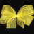 Yellow Solid Organdy Craft Ribbon 1" x 110 Yards - IMAGE 1