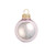 Shiny Finish Glass Christmas Ball Ornaments - 2" (50mm) - Baby Pink - 28ct - IMAGE 1