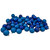 60ct Royal Blue Shatterproof 4-Finish Christmas Ball Ornaments 2.5" (60mm) - IMAGE 1