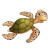 Club Pack of 12 Green Jointed Sea Turtle Cutouts 3' - IMAGE 1