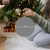 Shiny Finish Glass Christmas Ball Ornament - 7" (180mm) - Soft Yellow - IMAGE 2