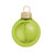 Shiny Finish Glass Christmas Ball Ornament - 7" (180mm) - Soft Yellow - IMAGE 1