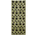 Pack of 6 Gold Decorative Black Star New Year Party Hanging Drapes - IMAGE 1