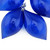4ct Royal Blue Solid Shatterproof Christmas Teardrop Finial Ornaments 5.25" - IMAGE 3