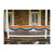 Pack of 6 Rainbow Colored Carnival Themed Fabric Bunting Hanging Decorations 70" - IMAGE 1