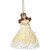 Pretty as a Princess Glittered Marcella Christmas Ornament - 4" - Yellow - IMAGE 2