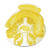 48.5" Inflatable Yellow and Clear Water Pop Circular Swimming Pool Lounger - IMAGE 2