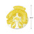 48.5" Inflatable Yellow and Clear Water Pop Circular Swimming Pool Lounger - IMAGE 4