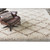 8' x 10' Cream White and Brown Cozy Diamonds Hand Tufted Rectangular Area Throw Rug - IMAGE 6