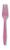 Club Pack of 288 Candy Pink Premium Heavy-Duty Plastic Party Forks 7" - IMAGE 1