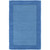 2' x 3' Solid Blue Hand Loomed Rectangular Wool Area Throw Rug - IMAGE 1