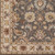 6' Floral Taupe Brown and Gray Hand Tufted Round Wool Area Throw Rug - IMAGE 5