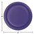 Disposable Round Dinner Party Paper Plates - 9" - Purple - Club Pack of 96 - IMAGE 2