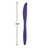 Reusable Party Knives - 7.5" - Club Pack of 288 - Purple - IMAGE 2