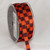 Orange and Brown Woven Craft Ribbons 0.25" x 100 Yards - IMAGE 1