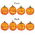 Jack-O-Lantern Halloween Cutouts - 14" - Orange and Yellow - Club pack of 48 - IMAGE 1