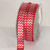 Red Cherry Ivory Print Wired Ribbon 0.25" x 54 yards - IMAGE 1