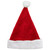 Red and White Santa Unisex Adult Christmas Hat Costume Accessory - Medium - IMAGE 1