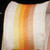 Ivory and Orange Wired Craft Ribbon with Stripes 1.5" x 40 Yards - IMAGE 1