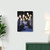 LED Lighted Flickering Garden Party Chinese Lanterns Canvas Wall Art - 15.75" x 11.75" - IMAGE 1