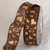 Brown and Metallic Gold Valentine Day Wired Craft Ribbon 1.5" x 40 Yards - IMAGE 1