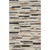 5' x 8' Black and Gray Hand Crafted Area Throw Rug - IMAGE 1