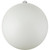 Matte Shatterproof Commercial Christmas Ball Ornament - 10" (250mm) - Winter White - IMAGE 1