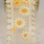 Ivory and Yellow Midi Daisy Sheer Wired Craft Ribbon 1.5" x 80 Yards - IMAGE 1