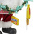 12" Santa Claus Holding a Garland with Tootsie Candies Christmas Decoration - IMAGE 4