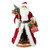 20" Red and White Battery Operated Musical Standing Santa Claus with LED Lighted Christmas Scene Figurine - IMAGE 1