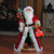 LED Lighted Musical Standing Santa Claus Christmas Scene Figure - 20" - IMAGE 3