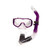 Purple Reef Diver Teen Scuba Mask and Snorkel Dive Set - IMAGE 1