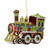 Train Glittered Glass Christmas Ornament - 5.5" - Multicolor - IMAGE 1