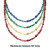 Happy Birthday Beaded Party Favor Necklaces - 30" - Club Pack of 48 - IMAGE 3