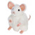 Set of 4 White and Pink Handcrafted Soft Plush German Mouse Stuffed Animals 21.75" - IMAGE 1
