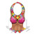 Club Pack of 24 Brown and Pink Beach Babe with Lei Vest Women Adult Halloween Costume Accessories - One Size - IMAGE 1