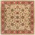 8' x 8' Brown and Beige Traditional Hand Tufted Square Area Throw Rug - IMAGE 1