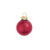 40ct Red Shiny Finish Glass Christmas Ball Ornaments 1.25" (30mm) - IMAGE 1