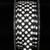 White and Black Polka Dot Wired Craft Ribbon 0.5" x 108 Yards - IMAGE 1