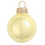Pearl Glass Christmas Ball Ornaments - 3.25" (80mm) - Soft Yellow - 8ct - IMAGE 1
