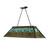 44" Bronze Glade Hand Crafted Glass Hanging Pool Table Ceiling Light Fixture - IMAGE 1