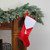 21.5" Traditional Red and White Velveteen Christmas Stocking with Beaded Tassel - IMAGE 2