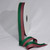 Orange and Green Striped Woven Grosgrain Craft Ribbon 1" x 55 Yards - IMAGE 1
