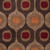 9.75' Geometric Brown and Beige Hand Tufted Round Wool Area Throw Rug - IMAGE 3