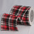 Red and Black Kilt Wired Craft Ribbon 5" x 20 Yards - IMAGE 1