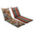 Tahitian Outdoor Chaise Lounge Cushions - 72.5" - Multicolor - Set of 2 - IMAGE 1