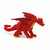 Handcrafted Plush Standing Dragon Stuffed Animal Figures - 11.75" - Set of 3 - IMAGE 2